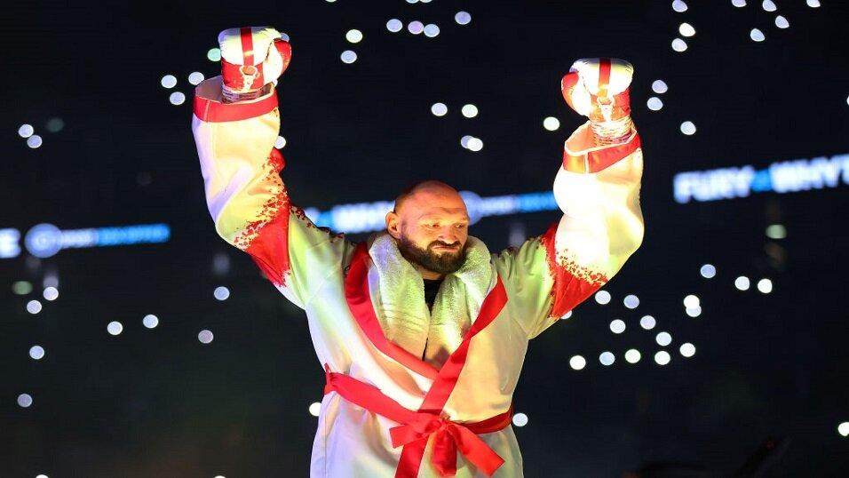 Tyson Fury ahead of his fight against Dillian Whyte